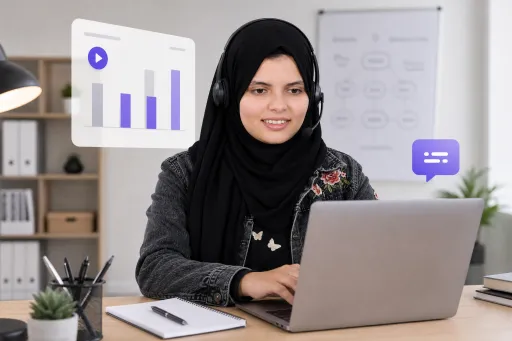 صورة التعلم مع الأستاذة آية احمد عامر